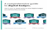 A Comprehensive Guide to Digital Badges - Accredible€¦ · This includes higher education, continuing education / executive education, MOOCs, associations, online learning, training