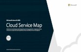 Microsoft Azure & AWS Cloud Service Map · Data Pipeline AWS Glue Data Catalog SQL Data Warehouse HDInsight Stream Analytics Data Lake Analytics Data Lake Store Data Factory Data