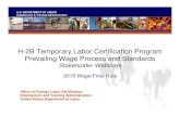 H-2B Temporary Labor Certification Program Prevailing …...8. This is the most recent edition of the survey. (Answer “yes” if this is the only edition of the survey.) * X Yes
