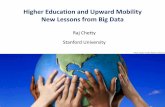 Higher Education and Upward Mobility New Lessons from Big Data · 2017-02-10 · Higher Education and Upward Mobility New Lessons from Big Data Photo Credit: Florida Atlantic University