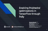 Enabling Polyhedral optimizations in TensorFlow through Pollyllvm.org/devmtg/2017-10/slides/Agarwal-Enabling... · Enabling Polyhedral optimizations in TensorFlow through Polly annanay25