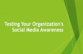 Testing Your Organization's Social Media Awareness · Protecting Your Organization u Run Social Media Awareness testing. u At least Social Mapper to identify employees linked to your