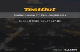 COURSE OUTLINE - TestOut€¦ · TestOut Desktop Pro Plus Outline English 5.0.x Videos: 228 (13:27:03) Simulations: 190 Fact Sheets: 167 Exams: 32 CONTENTS: 0.0 GETTING STARTED INFORMATION
