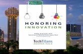 INNOVATION HONORING · Tech Titans Talent Team Cel-e-brate good times, come on! Let’s celebrate! (cue background music) On behalf of the Tech Titans Board of Directors, the 2019