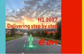 H1 2017 Delivering step by step - E.ON€¦ · Delivering step by step … E.ON 2017 H1 results Raising payout ratio to a minimum of 65%1 (specification of exact range with FY 2017