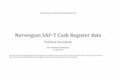 Norwegian SAF-T Cash Register data - Skatteetaten · softwareVersion Version of the software that generated the audit file. String 20 M 1..1 3.14.1.3 softwareCompanyName Name of the