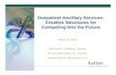 Outpatient Ancillary Services: Creative Structures for ... · Outpatient Ancillary Services: Creative Structures for Competing Into the Future March 1, 2015 ... • Co-management