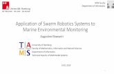 Application of Swarm Robotics Systems to Marine Environmental Monitoring · 2019-01-15 · Application of Swarm Robotics Systems to Marine Environmental Monitoring University of Hamburg