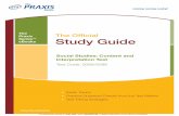 The Praxis Series eBooks Study Guide - UCA...2 Study Guide for the Social Studies: Content and Interpretation Test CHAPTER 1 Introduction to the Test and Suggestions for Using This