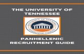 Table of Contents - Office of Sorority & Fraternity Life · Table of Contents Welcome ... Values-Based Recruitment Mutual Selection Process ... This University of Tennessee Panhellenic