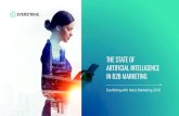 THE STATE OF ARTIFICIAL INTELLIGENCE IN B2B MARKETINGxd07g309cu21kppg63qolt4t- B2B marketers are increasingly