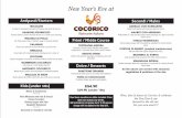 New Years Eve At CocoricoNew Year’s Eve at Wine, dine & dance at Cocorico & celebrate the New Year & say farewell to the old one. See you soon amici!!! £54.90 £29.90 (under 10s)