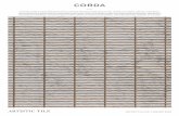 CORDA - ZeroLag Communications, Inc. strands of textured dimensional stone are framed with clean metallic lines in Corda, stocked in two distinct colorways. Corda Bianco Carrara features