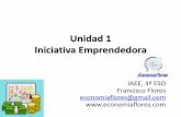 Unidad 1 Iniciativa Emprendedora · 2019-09-12 · 1. Iniciativa Emprendedora La iniciativa emprendedora supone la capacidad de convertir una idea en una realidad utilizando imaginación