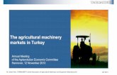 The agricultural machinery markets in Turkey · TARMAKBIR The agricultural machinery markets in Turkey M. Selamiøleri, TARMAKBøR Turkish Association of Agricultural Machinery and