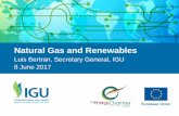 Natural Gas and Renewables - IGU...Natural Gas and Renewables Luis Bertran, Secretary General, IGU 8 June 2017. ... BP Statistical Review of World Energy, 2016. 3. Global natural gas