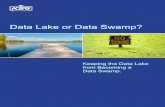 Data Lake or Data Swamp? - Data Infrastructure · The solution architecture for time-series data should follow a few strict rules: 1. Connectivity Ensure the corporate solution is