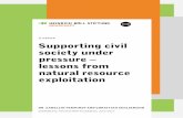 Supporting civil society under pressure – lessons from ... · Supporting civil society under pressure – lessons from natural resource exploitation . 5 / 24. followed by the United