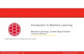 Introduction to Machine Learningjbg/teaching/CMSC_726/02a.pdf · conditional probability distributions Machine Learning: ... Machine Learning: Jordan Boyd-Graber j UMD Introduction