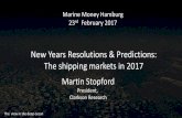 New Years Resolutions & Predictions: The shipping markets ...€¦ · New Years Resolutions & Predictions: The shipping markets in 2017 . The world in 1966: a few thoughts about the
