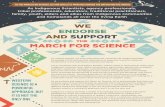 WE ENDORSE AND SUPPORT - College of Environmental Science ... · Indigenous and Western science on behalf of the living Earth. Let our Indigenous voices be heard. let us engage the