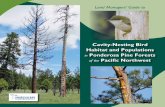 Cavity-Nesting Bird Habitat and Populations Ponderosa Pine ... · Ponderosa pine forests typically occur at low- to mid-elevations (650-2,000 m [2,100-6,500 ft]), often representing