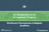 An Introduction to the AP Capstone Program Northwest ... · AP® Capstone Exam Fees • The 2016-17 exam fees for AP Seminar and AP Research are $141 each. • Students must pay for