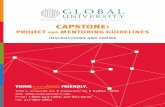 CAPSTONE - Global University · 2018-07-13 · CAPSTONE: Project and Mentoring Guidelines For use with the diploma program Ministerial Studies with Leadership Honors Berean School