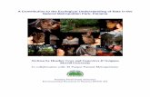 A Contribution to the Ecological Understanding of …...A Contribution to the Ecological Understanding of Bats in the Natural Metropolitan Park, Panama Written by Heather Cray and