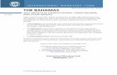 IMF Country Report No. 15/203 THE BAHAMAS · The Bahamas, the following documents have been released and are included in this package: A Press Release summarizing the views of the