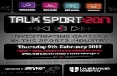 Welcome to TalkSport 2017 - kindly sponsored by Stryker....Welcome to TalkSport 2017 - kindly sponsored by Stryker. This event is organised by Careers Network with the support of the