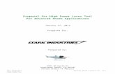 Proposal for High Power Laser Tool - Cyclotron Roadplaybooks.cyclotronroad.org/market-customer/corporat… · Web viewField Engineer $0 $24 $48 $72 $48 $48 $48 $48 $192 $264 Field