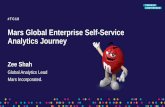 Mars Global Enterprise Self-Service Analytics Journey · Defining Self Service Analytics in Mars “Self Service Analytics in Mars is a business driven initiative to raise data literacy