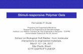 Stimuli-responsive Polymer Gels200.145.112.249/webcast/files/FPDUDA_Lectures.pdf · 2017-03-24 · Stimuli-responsive polymer gels have the ability to swell and deswell in response