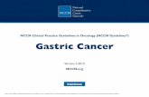 NCCN Clinical Practice Guidelines in Oncology …...Updates in Version 1.2015 of the NCCN Guidelines for Gastric Cancer from Version 1.2014 include: Global Changes • The term “Medically