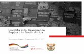 Insights into Governance Support in South Africa Insights... · LIST OF ABBREVIATIONS 4 INTRODUCTION 6 1 Overcoming Collective Action Challenges for Coordinated Decision-making 8