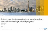 Extend your business with cloud apps based on the SAP …assets.dm.ux.sap.com/desapusergroupsknowledgetransfer/... · 2018-07-31 · than traditional mobile app development.3 By 2020,