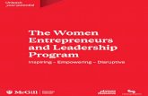 The Women Entrepreneurs and Leadership Program business model â€¢ Empowering others through effective