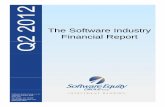 The Sft Id tSoftware Industry Financial Reportsandhill.com/wp-content/files_mf/2q12_software_industry_equity_rep… · The Sft Id tSoftware Industry Financial Report Software Equity