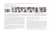 Computational Video Editing for Dialogue-Driven Scenes · computer graphics. „is work has focused on algorithmically encod- ing •lm-editing idioms using knowledge-based planners