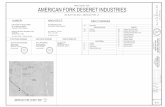AMERICAN FORK DESERET INDUSTRIES · american fork vicinity map code information g-1.1 new canopy for american fork deseret industries g-1.1 sd-1.1 a-2.1 site plan elevations r e g