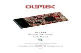 MOD-BT - Olimex · The MOD-BT board is shipped in protective anti-static packaging. The board must not be subject to high electrostatic potentials. General practice for working with