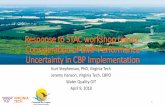 Response to STAC workshop report: Consideration of BMP ...€¦ · Consideration of BMP Performance Uncertainty in CBP Implementation Kurt Stephenson, PhD, Virginia Tech Jeremy Hanson,