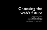 Choosing the web’s future - Quirks Mode · Progressive Web Apps: a web app that’s installed on your phone. This is the future of the web on mobile and although they don’t solve