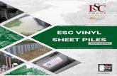 ESC VINYL SHEET PILES Vinyl Sheet Pile... · 2020-02-26 · A F-1-2 Second Floor, Block F Suite 5 Setia Walk, Persiaran Wawasan, Pusat Bandar Puchong 47160 Puchong, Selangor, Malaysia