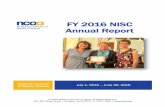 FY 2016 NISC Annual Report · 2019-02-04 · FY 2016 National Institute of Senior Centers Annual Report Page 6 Diversity Team Overall Outcome Enrich NISC work groups and leadership