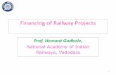 National Academy of Indian Railways, Vadodara...IRFC- Indian Railways Finance Corporation IRFC (Indian Railways Finance Corporation) - As per rules of allocation of business in GoI,