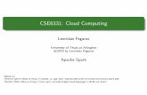 CSE6331: Cloud Computinglambda.uta.edu/cse6331/bigdata-l04.pdf · 2020-03-26 · MapReduce is not the only player in Big Data analytics any more designed for batch processing not