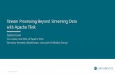 Stream Processing Beyond Streaming Data with Apache Flink · Flink Runtime Stateful Computations over Data Streams Stateful Stream Processing Streams, State, Time Event-driven Applications