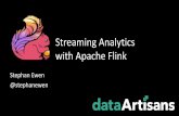 Streaming Analytics with Apache Flink - @ DC Flink  آ  Apache Flink Stack 2 DataStream API